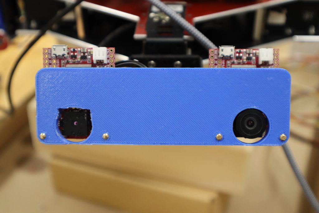 A 3D printed camera head for L3X-Z.